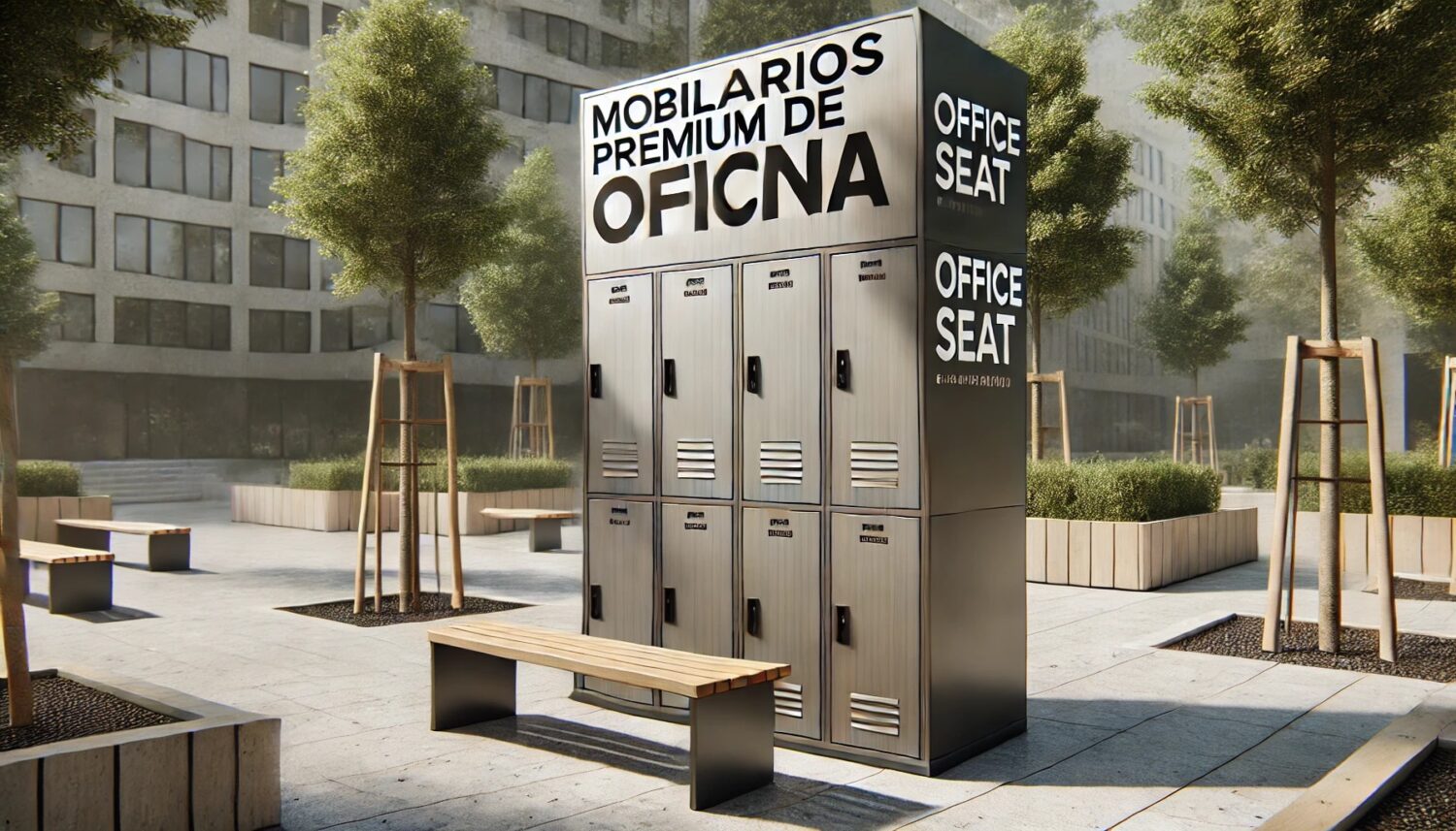 locker para exteriores en metal