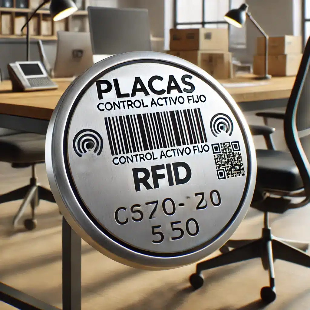 etiquetas RFID en metal aluminio fabricadas por Office Seat