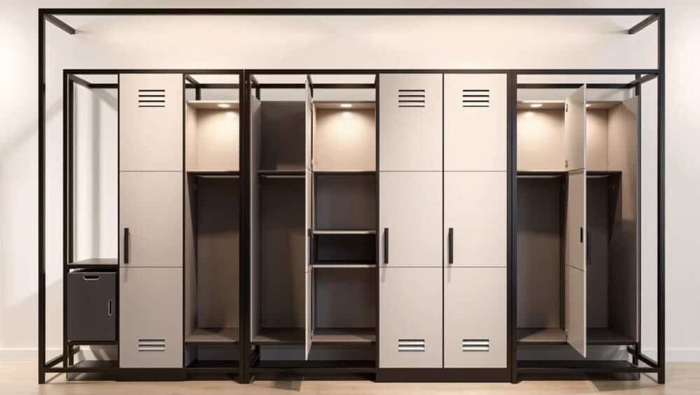 lockers 3 puertas