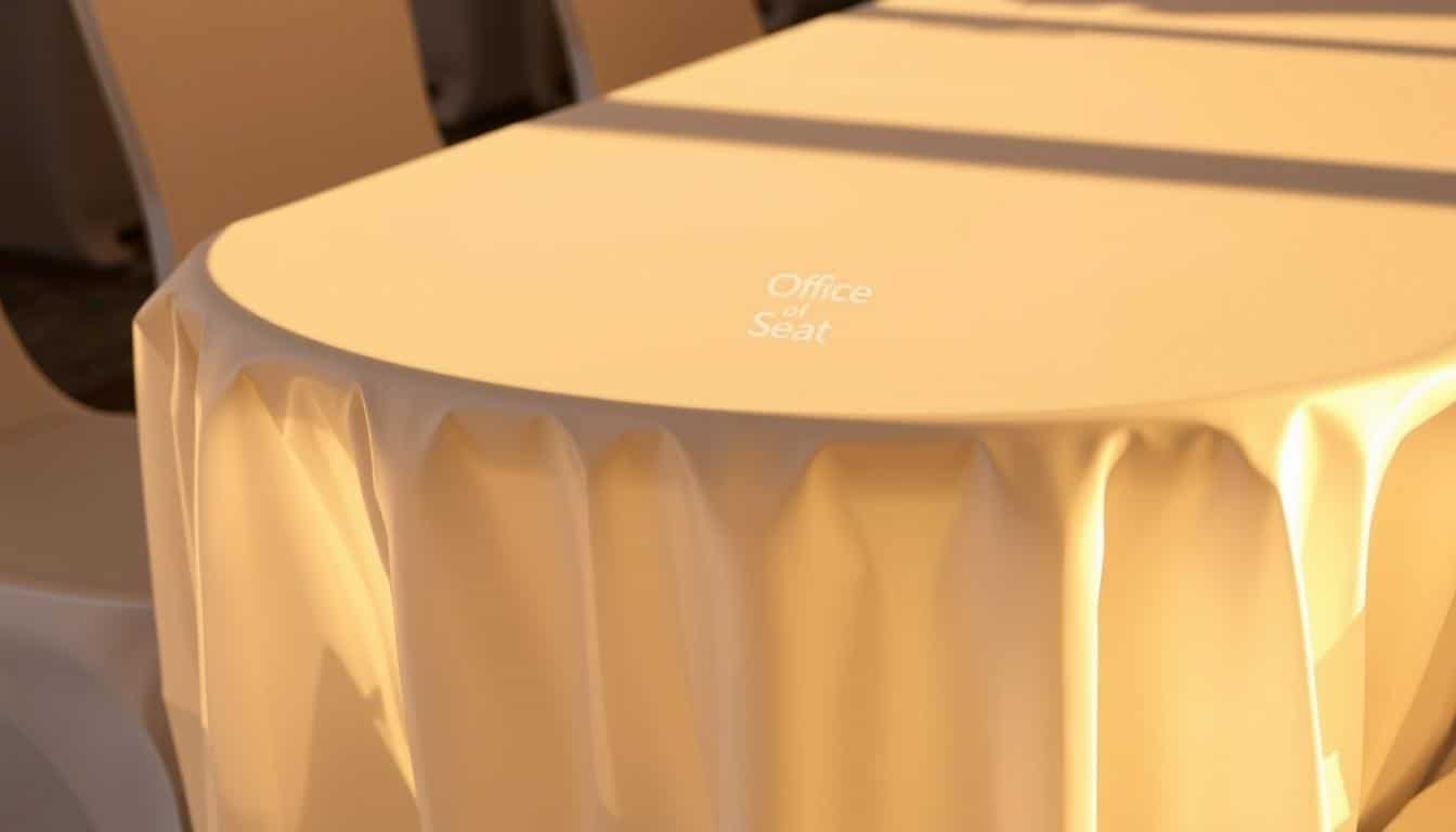 Plástico para mantel transparente en eventos especiales
