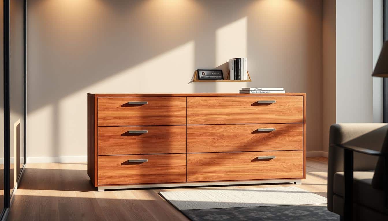 A sleek and modern horizontal office filing cabinet with 6 drawers, crafted from high-quality wood and metal in a stylish, minimalist design. Bathed in warm, directional lighting that casts subtle shadows, highlighting the cabinet's clean lines and sophisticated appeal. The "Office Seat" brand name is subtly incorporated into the design, adding a touch of professional elegance. Positioned in a well-appointed office setting, the cabinet seamlessly integrates with the surrounding decor, showcasing its versatility and ability to enhance any workspace. A sleek and modern horizontal office filing cabinet with 6 drawers, crafted from high-quality wood and metal in a stylish, minimalist design. Bathed in warm, directional lighting that casts subtle shadows, highlighting the cabinet's clean lines and sophisticated appeal. The "Office Seat" brand name is subtly incorporated into the design, adding a touch of professional elegance. Positioned in a well-appointed office setting, the cabinet seamlessly integrates with the surrounding decor, showcasing its versatility and ability to enhance any workspace.