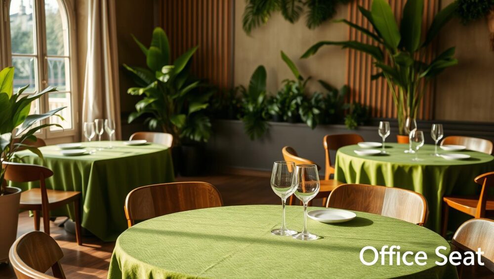 manteles verdes para mesas