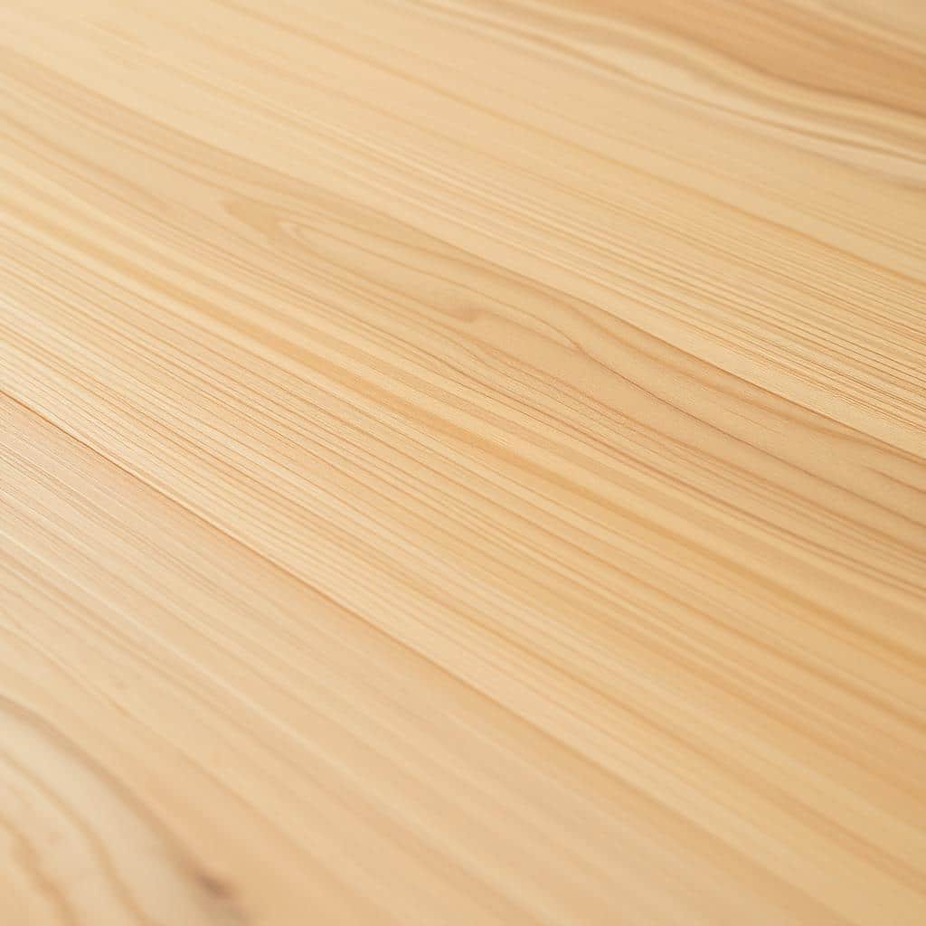 Detalle de mesa de conferencia redonda en madera haya