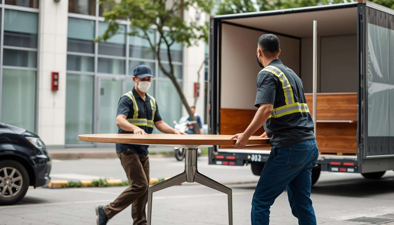 Servicio de entrega de mesas de conferencia en Santo Domingo
