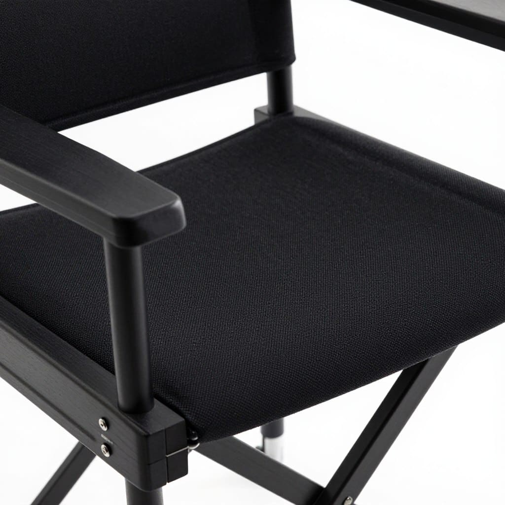 Detalle de tapizado en tela de la Silla de visita Vissi