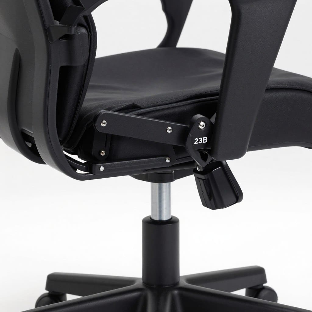Detalle del mecanismo de ajuste de altura del Sillón Gerencial 23B