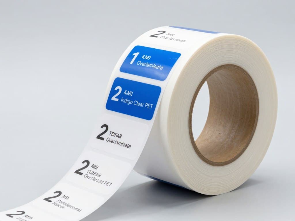 Estructura multicapa de las Labels plásticos para activos fijos Premium Poly con Laminate