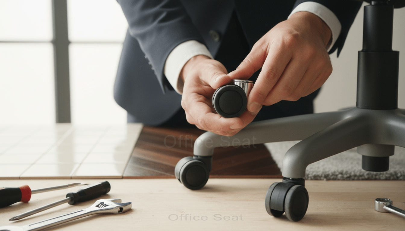 cambio de ruedas de silla