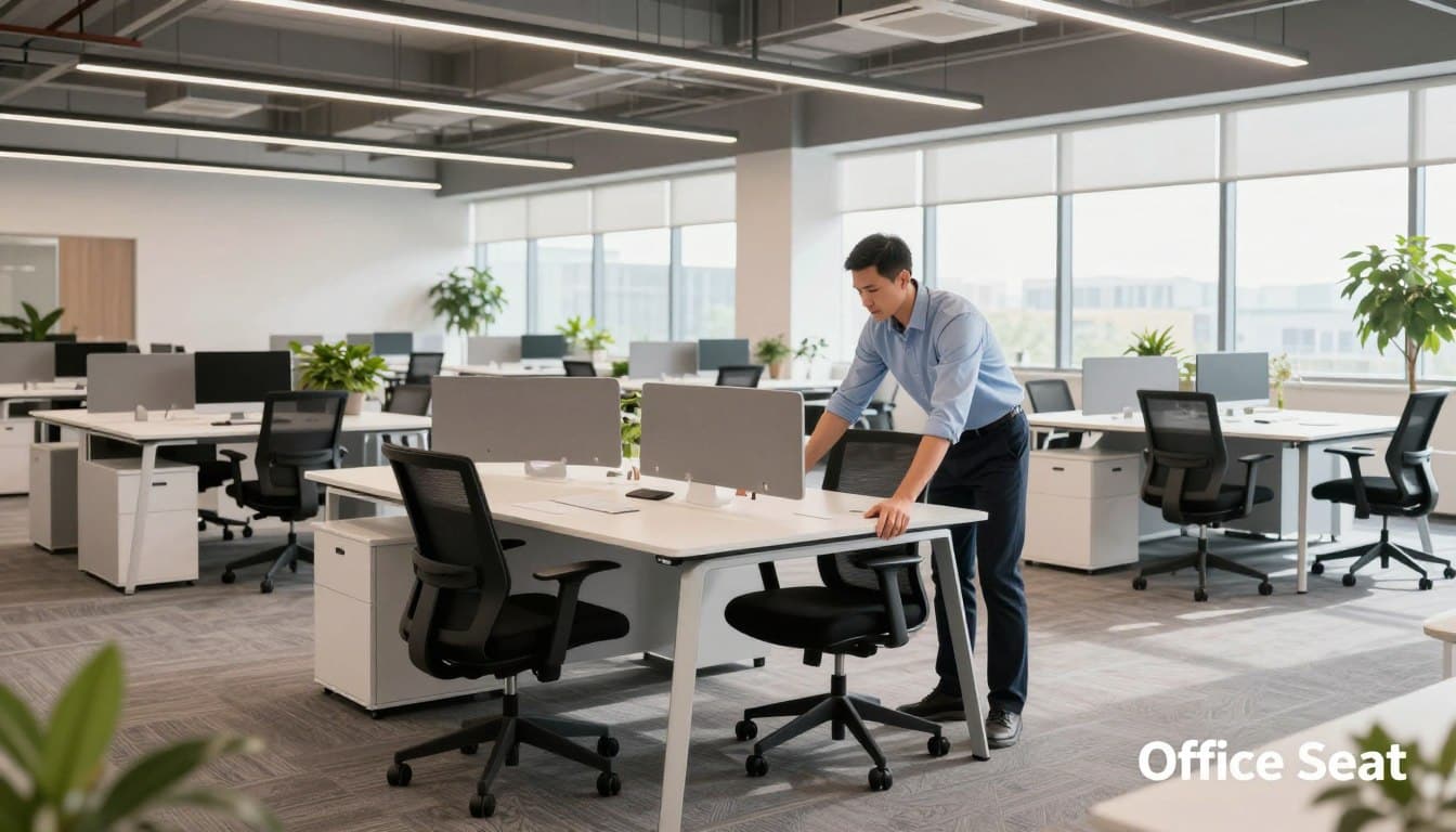 instalación de mobiliario