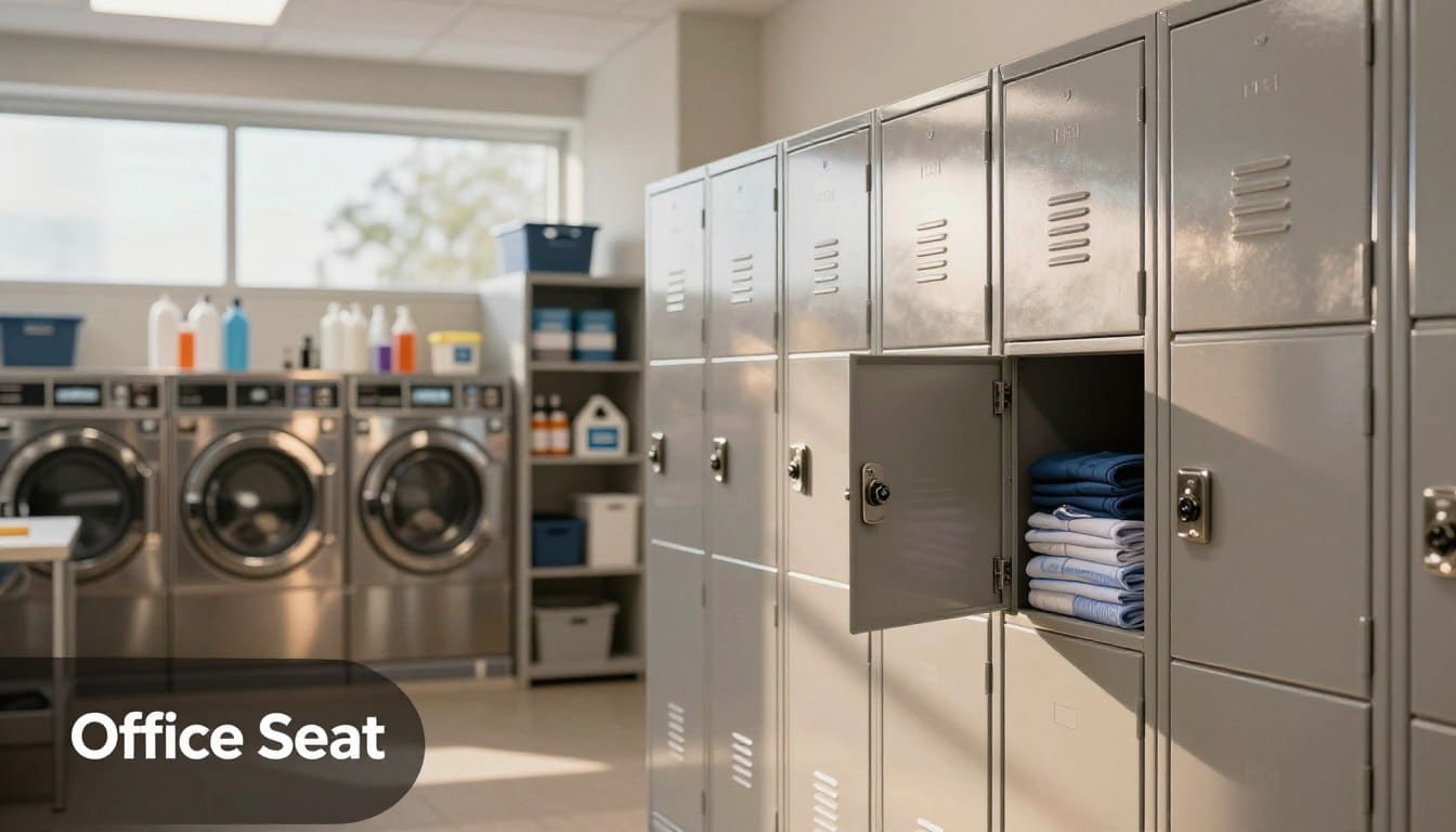 lockers de lavandería