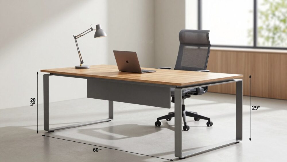 medidas de escritorios de oficina