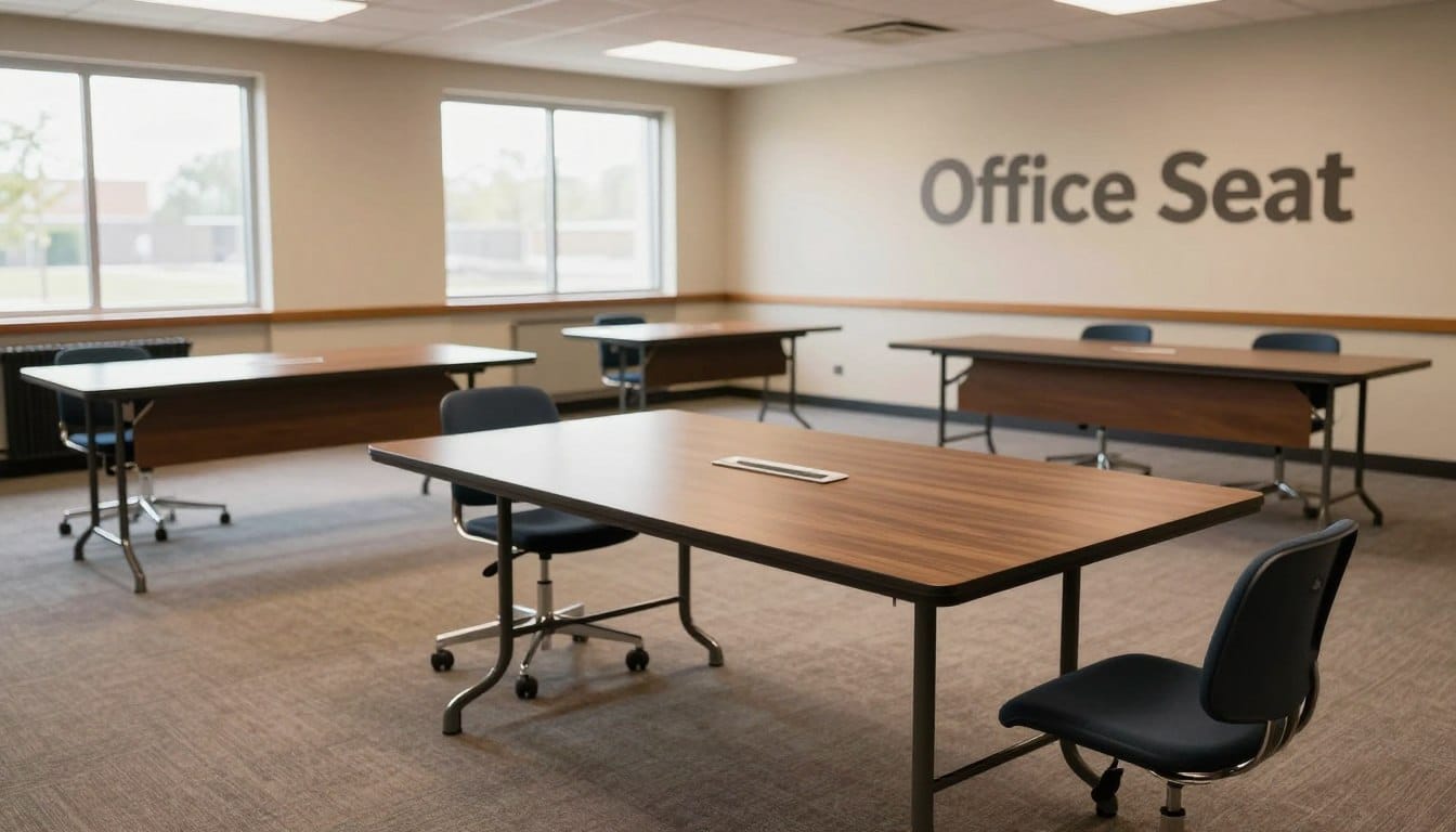 mesas plegables para gobierno