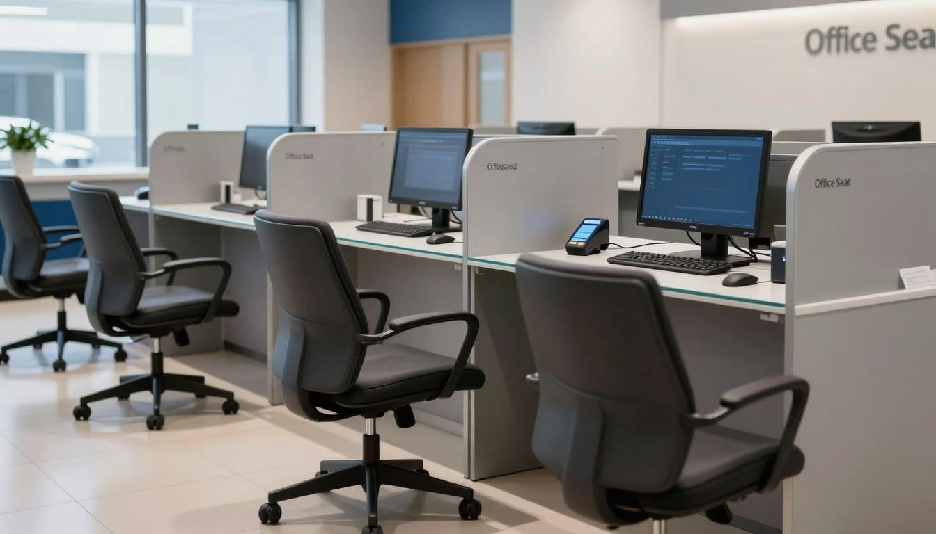 mobiliario de ventanilla bancaria