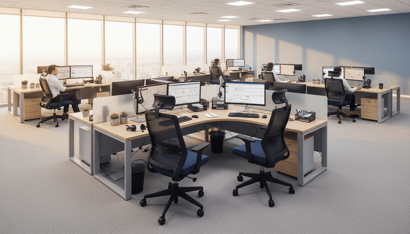 muebles para call center
