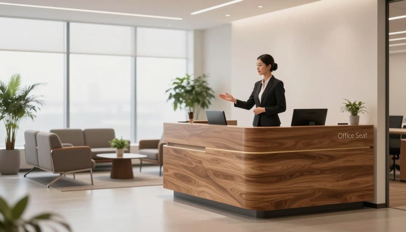 recepción de oficina