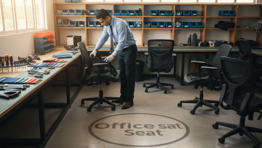 reparación de sillas de oficina