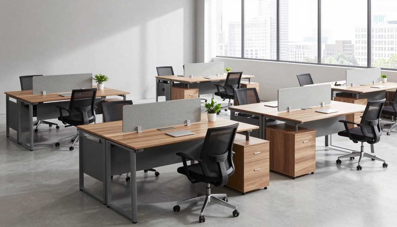 tamaños de escritorios de oficina