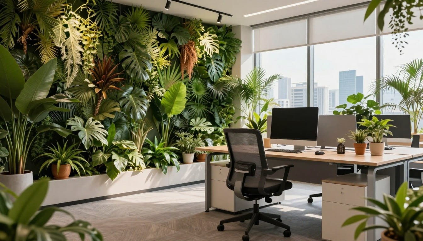 biofilia en oficinas