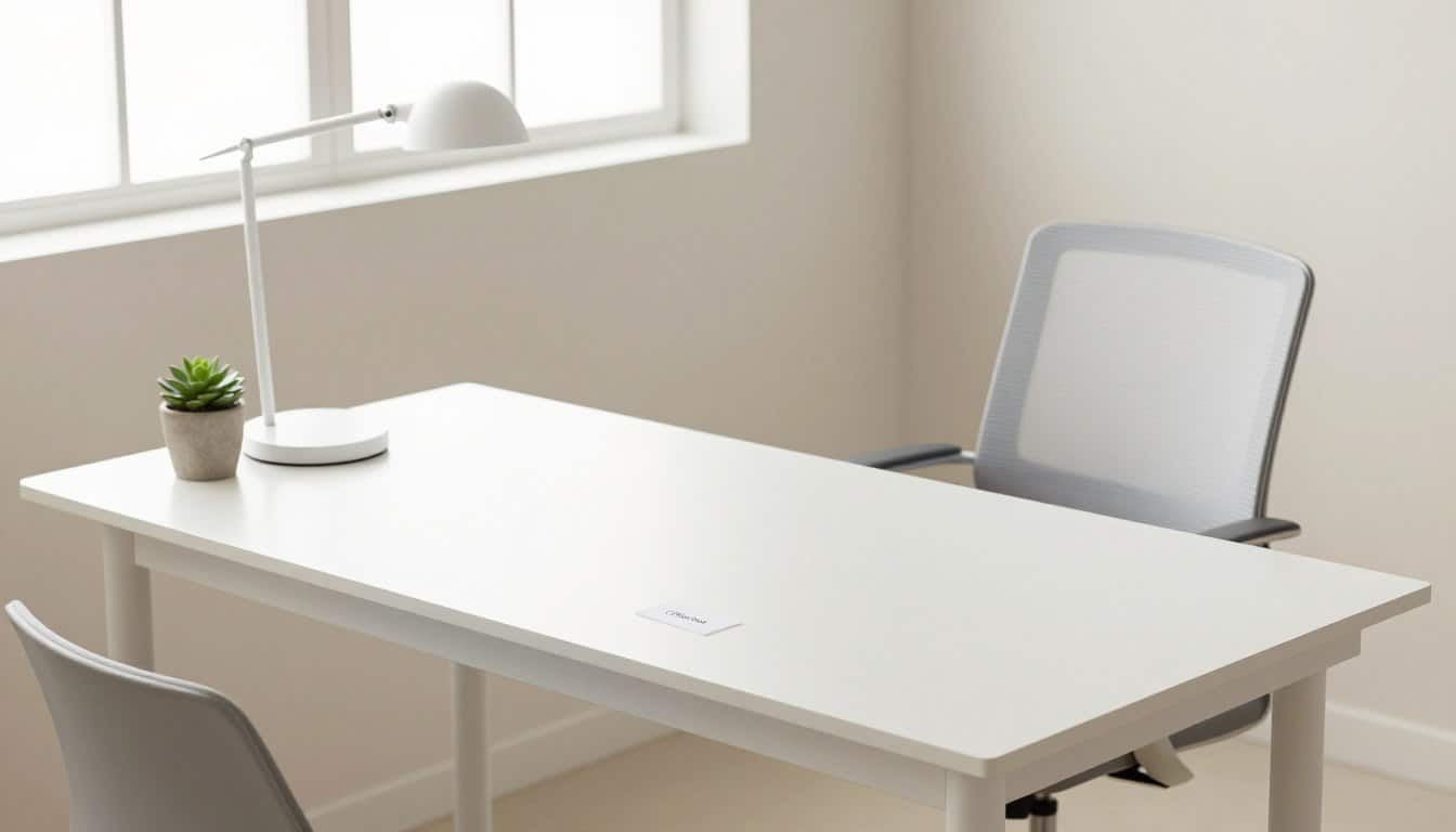 escritorio blanco minimalista escritorio blanco minimalista