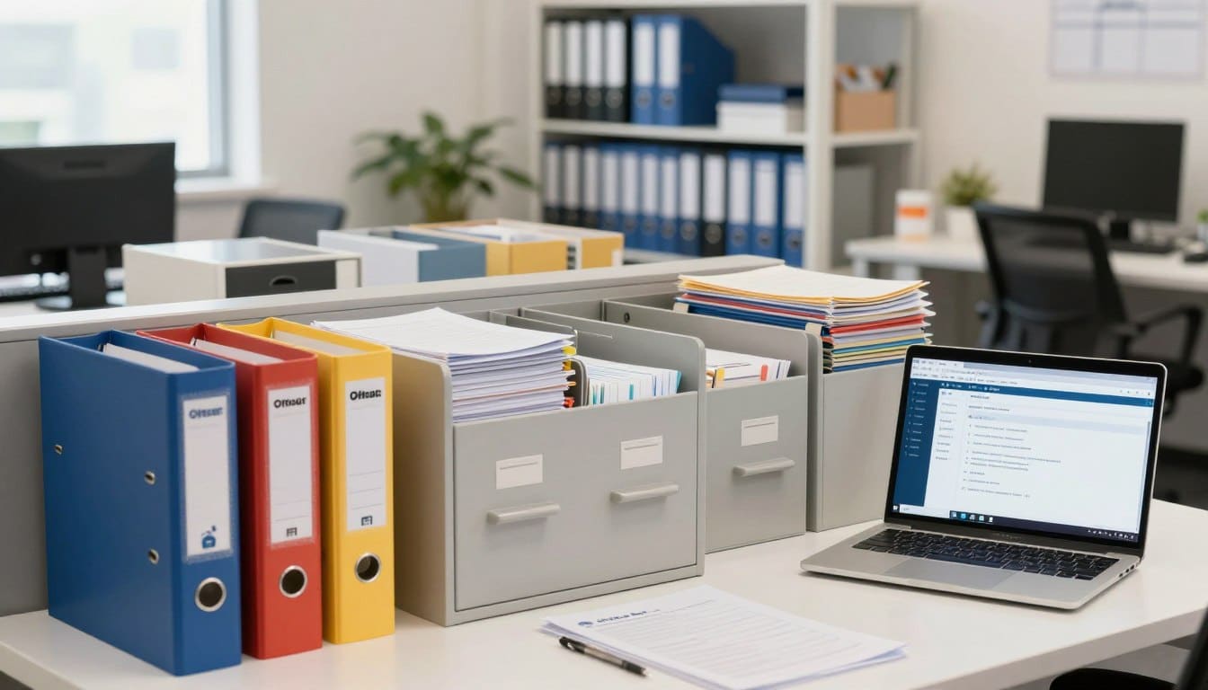 Sistemas de clasificación de documentos en oficina