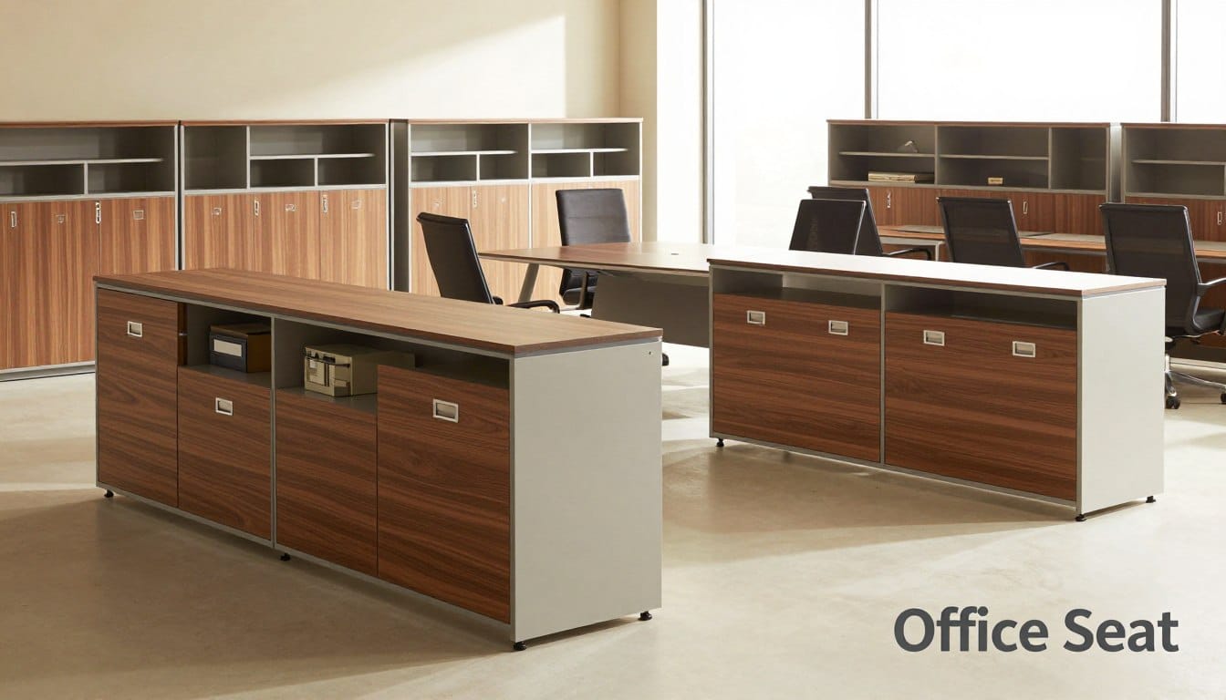 archivadores empresariales en showroom profesional