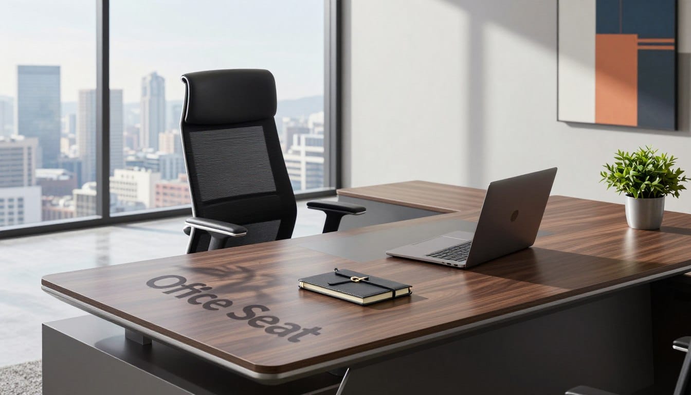 escritorio gerencial moderno reflejando identidad corporativa profesional