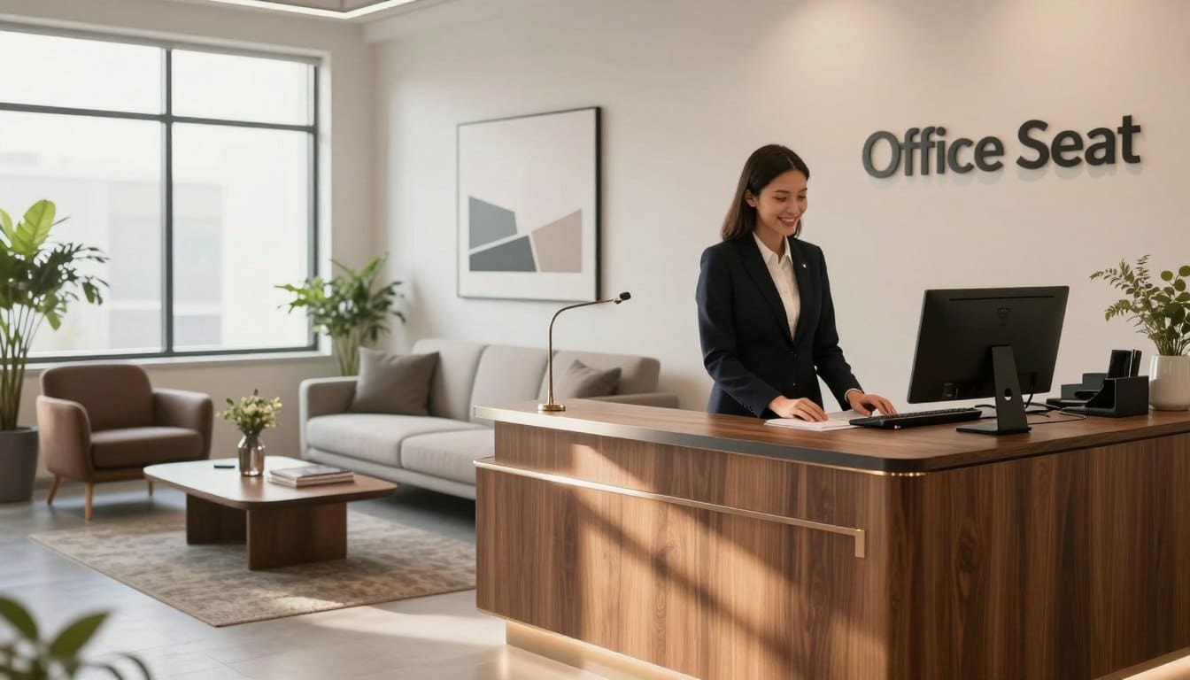 recepción de calidad para oficinas pequeñas
