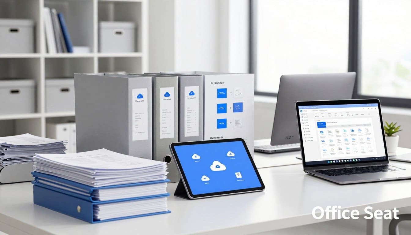 sistema híbrido de archivo físico y digital con almacenamiento en la nube